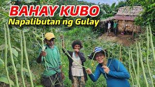 BAHAY KUBO SA BUNDOK SA WAKAS NAABUTAN KO NARIN MAY-ARI | Nagluto ng Nilagang saging na may Talong