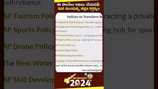 మంచి పాలసీలు రాష్ట్ర రూపురేఖలు మారుస్తాయి #APBudgetSession2024 #APAssembly  #ChandrababuNaidu