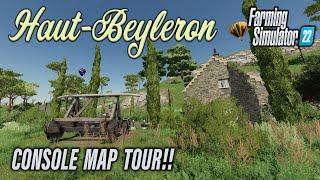 “HAUT-BEYLERON” FS22 EARLY CONSOLE MAP TOUR! Farming Simulator 22 (Review) PS5.