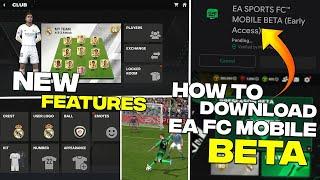 HOW TO DOWNLOAD FC MOBILE BETA VERSION | WHAT ARE THE CHANGES | PLAYER & OTHER DETAILS | #eafcmobile