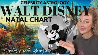 WALT DISNEY'S NATAL CHART - CELEBRITY ASTROLOGY