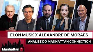 Elon Musk x Alexandre de Moraes | Análise de Diogo Mainardi no Manhattan Connection