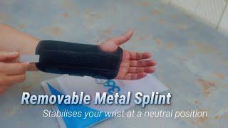 Adjustable Wrist Support Brace | Splint Wrist Brace for carpal tunnel and wrist pain