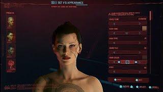 Cyberpunk 2077 Female Character Creation