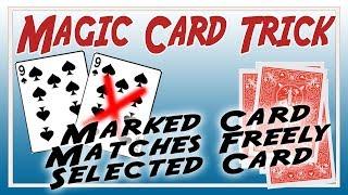 Marked Playing Card Prediction Trick | Easy to Do Magic Card Trick | Unique way of Revealing a Card