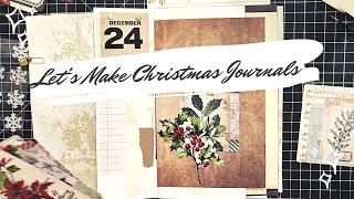 Let's Make Christmas Junk Journals - Part 3 - Decorating the Signatures