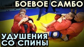 Боевое самбо: техника удушения со спины.