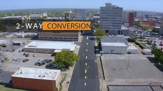 Washington Avenue in Waco, Texas Converts to Two-Way Traffic