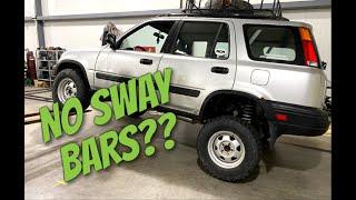 Lift kit results explained for 1997-01 Honda CR-V.