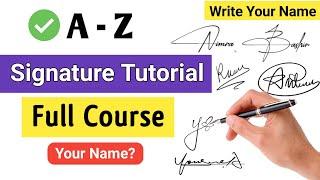 ️ A to Z Signature Style | Signature Style Of My Name | Simple Signatures