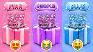 Choose Your Gift...! Pink, Purple or Blue ⭐️ #chooseyourgift