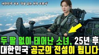 두 팔 없이 태어난 소녀, 25년 후 대한민국 공군의 전설이 됩니다ㅣ반전사연ㅣ감동사연ㅣ충격실화ㅣ오디오북