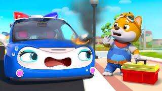 Police Car's Little Helper | Fire Truck, Police Car | Cartoon for Kids | BabyBus - Cars World