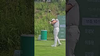힘을 뺀 듯한  스윙으로 #김민준 평균 드라이버 비거리 300야드 #golf #골프 #골프스타
