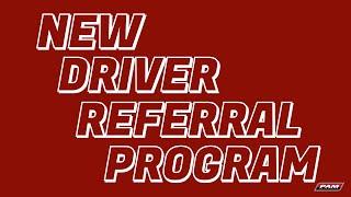 PAM Transport | NEW Driver Referral Program