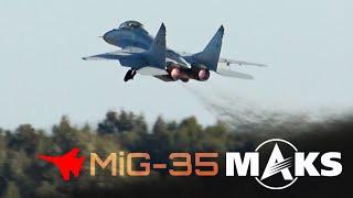 MiG-35 in Action ️ Blasting Afterburners at MAKS 2019!!