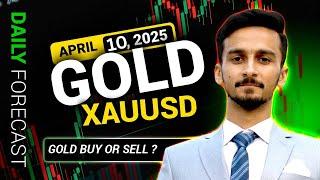 CPI COMPLETE DIRECTION? GOLD/XAUUSD DAILY FORECAST | 10 APRIL LIVE ANALYSIS #xauusdforecast2025
