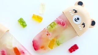 DIY Gummy Bear Popsicles with Aloe Juice | RECIPE