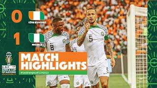 HIGHLIGHTS | Côte d'Ivoire  Nigeria #TotalEnergiesAFCON2023 - MD2 Group A