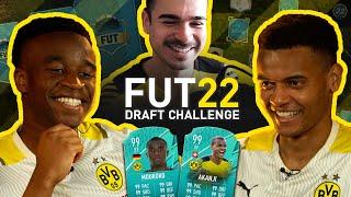 "KDB has to go to the bench" | Akanji & Moukoko FUT DRAFT CHALLENGE vs. Erné