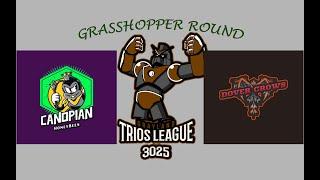Grayland Trios League - 3025 - Week 3 Match 5 - Honeybees vs. Crows