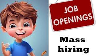 #7 Latest Mass hiring job for freshers || Bhai ki Job