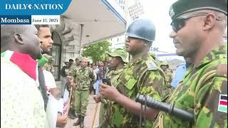 Protesters in Mombasa march to demand justice for Albert Ojwang