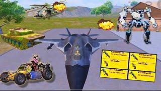 M202 vs JET vs Mecha RobotWho Wins-New Best Gameplay PAYLOAD 3.0PUBG MOBILE