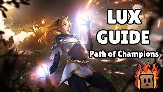 Lux guide for Path of Champions