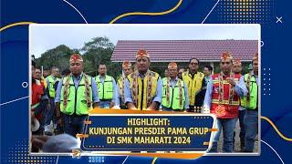 HIGHLIGHT: KUNJUNGAN PRESDIR PAMA GRUP DI SMK MAHARATI 2024