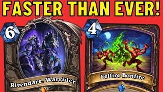 The Rivendare Warrider OTK is SO FAST Now! Felfire Bonfire Combo!