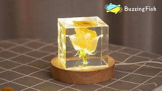  What Happens When You Put Fresh Rose Flower In Resin? | Fresh Rose VS Dried Rose 