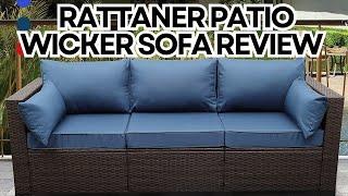 Rattaner Patio Wicker Sofa Review