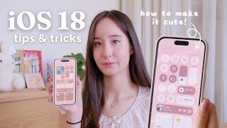 iOS 18 tips & tricks! how to make your control center cute ⋆˙⟡