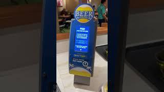 Self serve beer station on Carnival Venezia #carnivalvenezia #beer