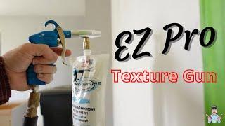 EZ Pro Texture Gun!  Quick & Clean Drywall Patch Texturing!