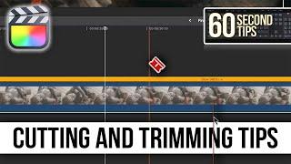 Cutting and Trimming Tips in Final Cut Pro | FINAL CUT FRIDAYS | 60 Second Final Cut Pro Tips