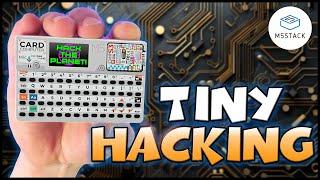 Tiny Card Computer Hacks Like A Pro! M5Stack CardPuter!