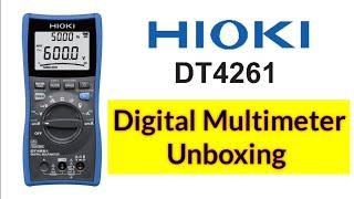 Multimeter working. Hioki DT4261 Unboxing.