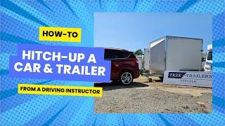 How to Hitch Up a Commercial Trailer to a Car