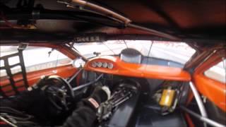 In-car view of Dave River in the River Racing Pro Stock NHRA Drag Car