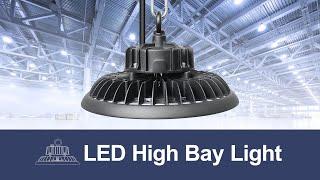 UFO LED High Bay Light 100W 150W 200W LED Warehouse Shop Industry Lighting Supply