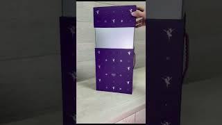 Purple Three-in-One Box with Handle - Elegant Packaging for Ballet Shoes