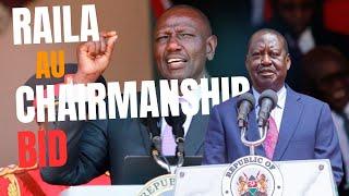 "STATE HOUSE LIVE: PRESIDENT RUTO  OFFICIALLY LAUNCH RAILA'S AUC CANDIDACY!"