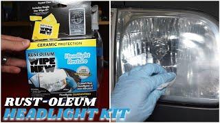 How To Restore Headlight Like New || Rust-Oleum Wipe New Restore Kit