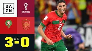 Hakimi mit Panenka! Marokko siegt im Elfmeterschießen: Marokko - Spanien 3:0 n.E. | WM 2022 | DAZN