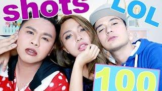 100 Shots Challenge (WALWAL w/ the Mamshies) Josko! HAHAHA!!!