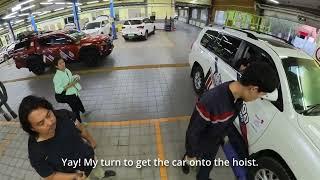 Servicing a Singapore Car in Xinjiang China