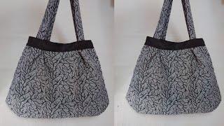 Hand bag cutting & stitching, Shopping bag | Shoulder Bag | Aarti Jagtap Tutorials