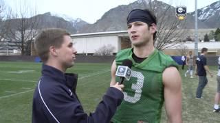 BYU Spring Football Day 14 - James Lark